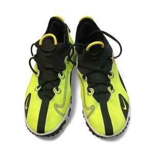 Nike Kids Neon Yellow and Black Sneakers